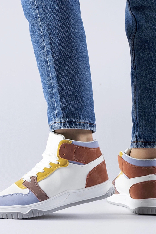 Tênis de cano alto roxo Elizabeth's