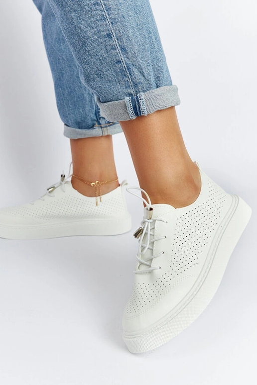 Tênis Laytonville Branco Perfurado