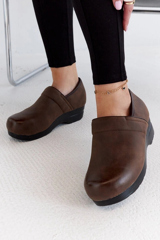 Sapatos plataforma Montoro marrom