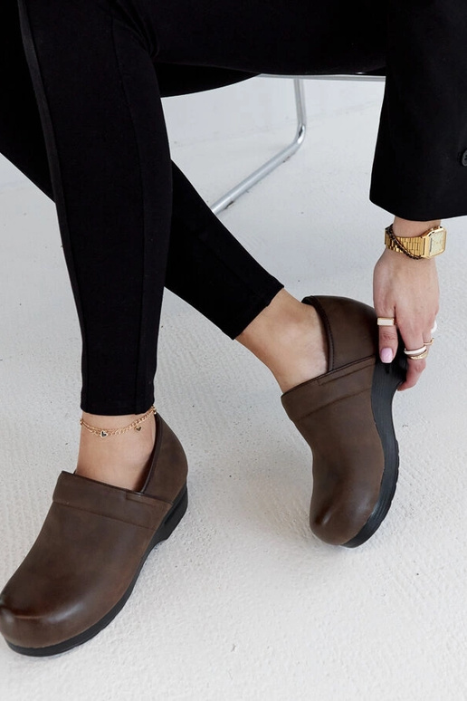 Sapatos plataforma Montoro marrom