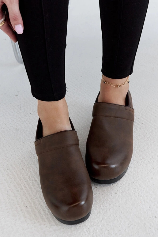 Sapatos plataforma Montoro marrom