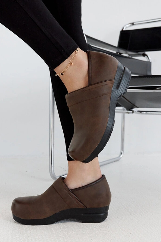 Sapatos plataforma Montoro marrom