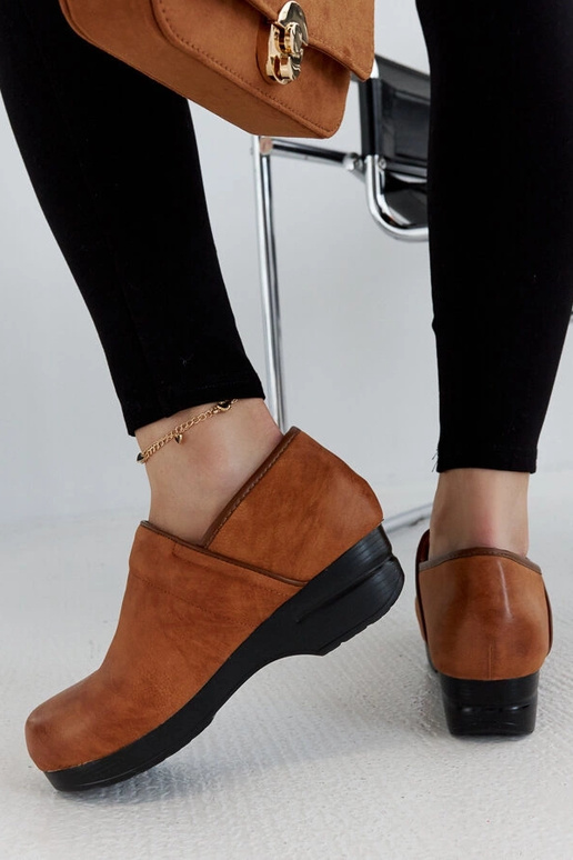 Sapatos de plataforma Montoro marrom...