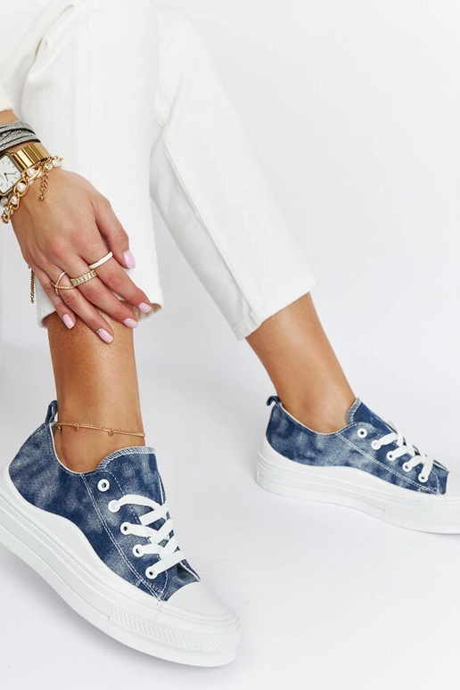 Tênis Blais Plataforma Azul Marinho