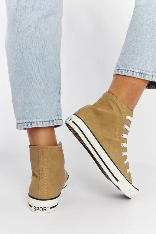 Tênis cano alto marrom Efren