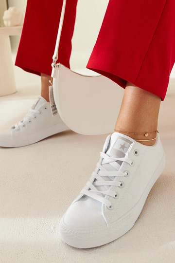 Tênis Rocky de tecido branco