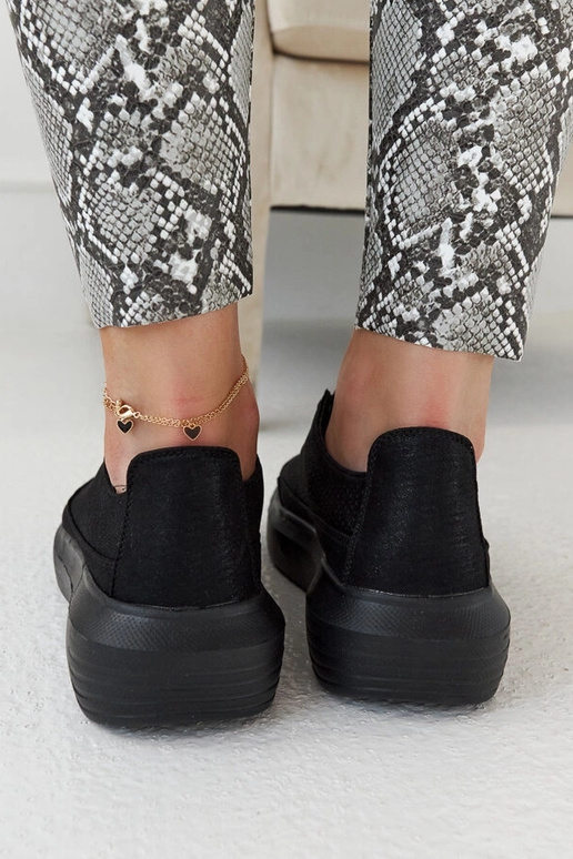 Tênis feminino preto plataforma,...