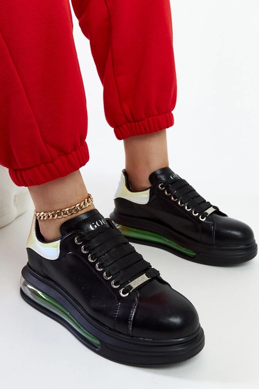 Tênis preto plataforma GOE NN2N4030