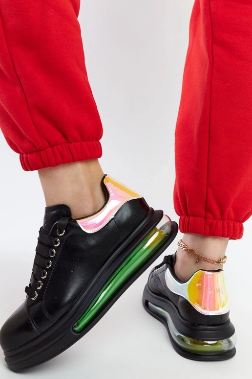 Tênis preto plataforma GOE NN2N4030