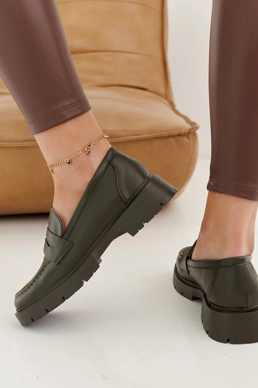 Mocassins verdes Maybritt