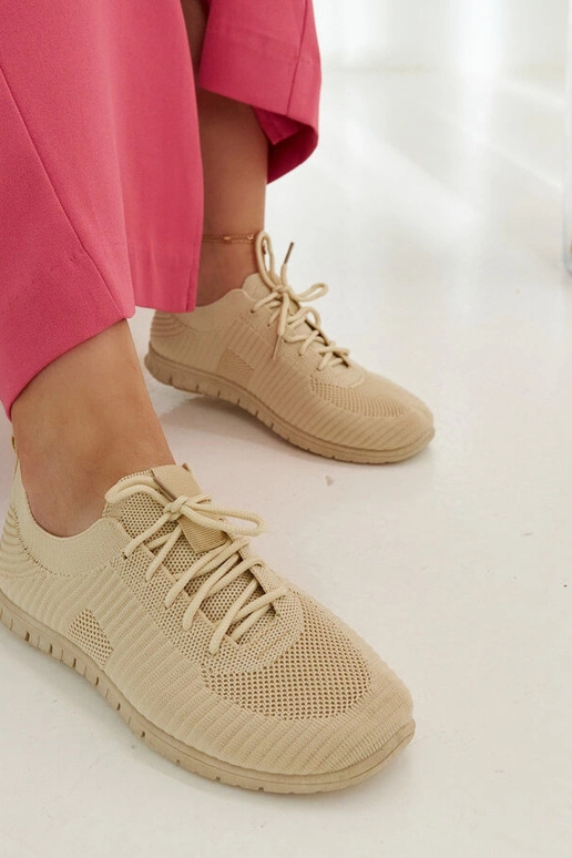 Tênis tecido bege Erminio