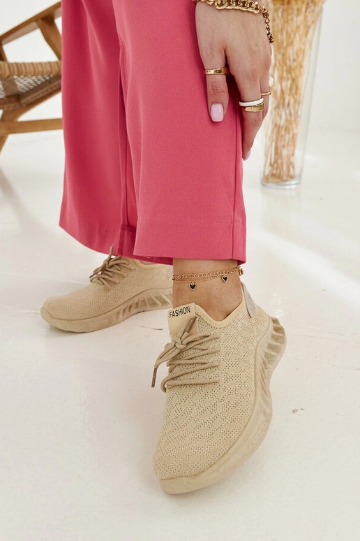 Tênis tecido bege Mira