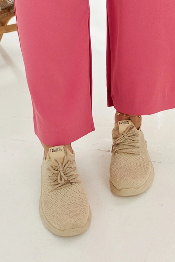 Tênis tecido bege Mira 2