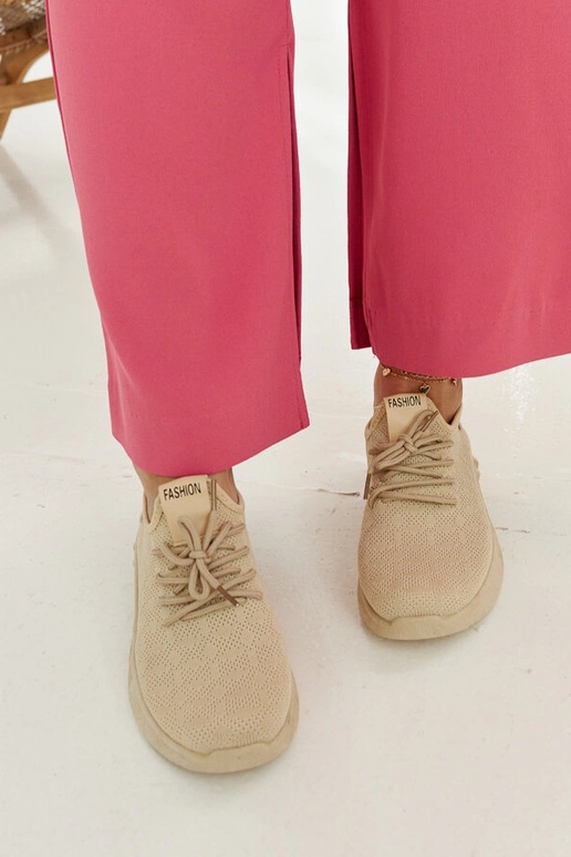 Tênis tecido bege Mira