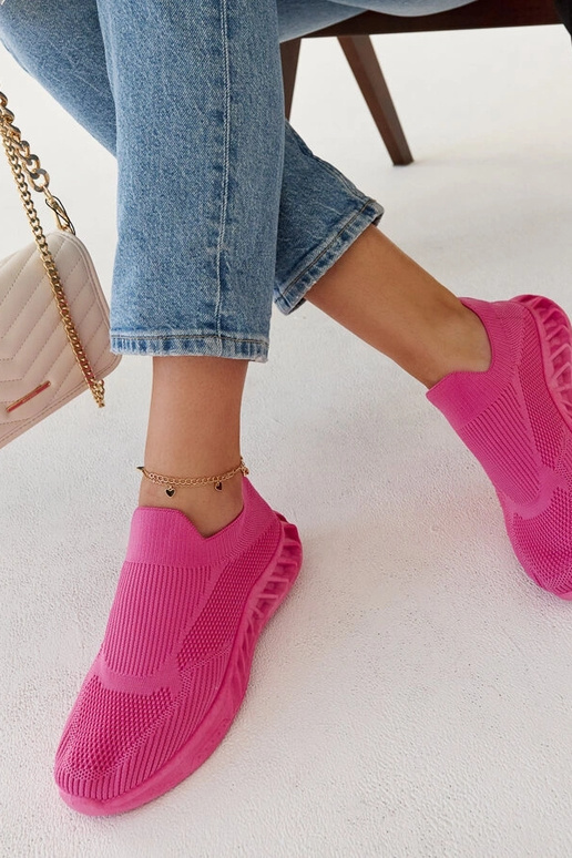 Tênis esportivos rosa escuro da Neda