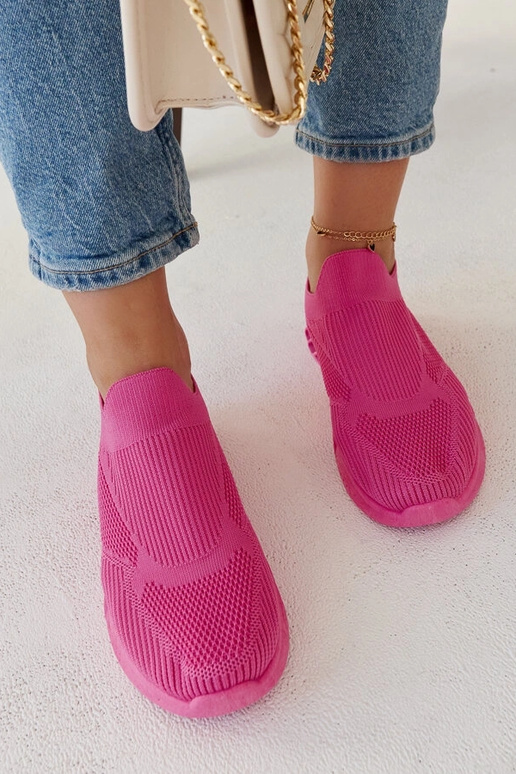 Tênis esportivos rosa escuro da Neda