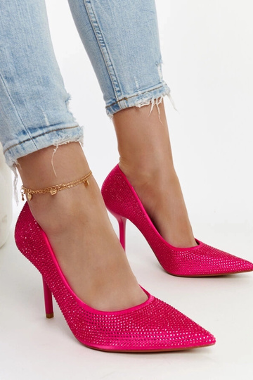 Salto alto Liena rosa escuro 2