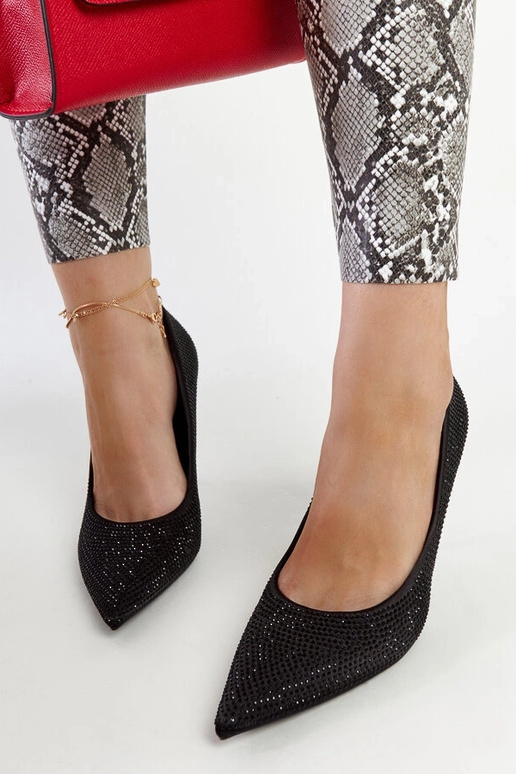 Sapatos de salto alto Liena preta