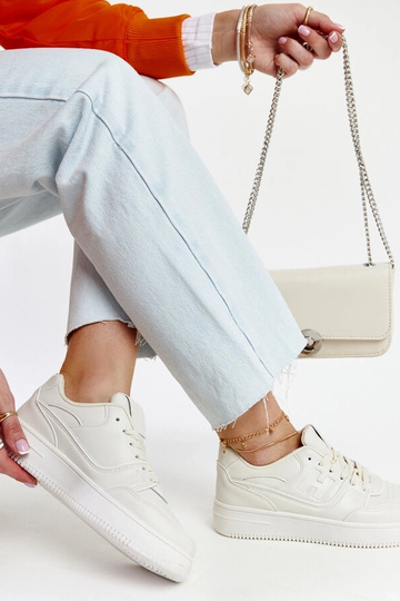 Tênis plataforma Mentha bege 2