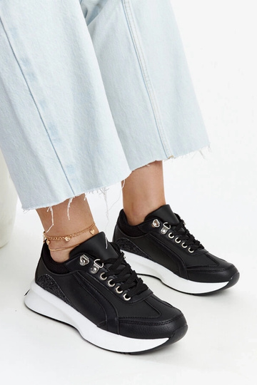 Tênis plataforma Taima preto 2