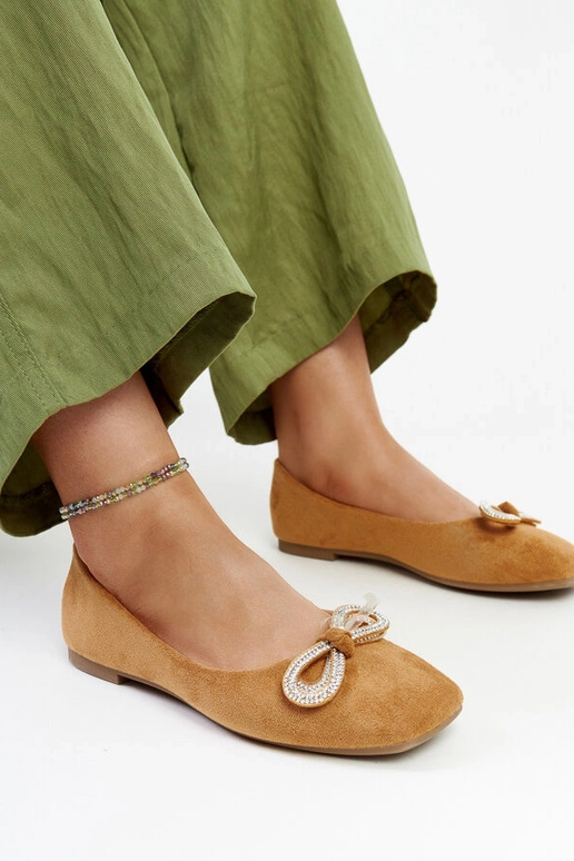 Sapatilhas marrons com laço Gaillou