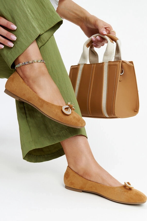 Sapatilhas marrons com laço Gaillou