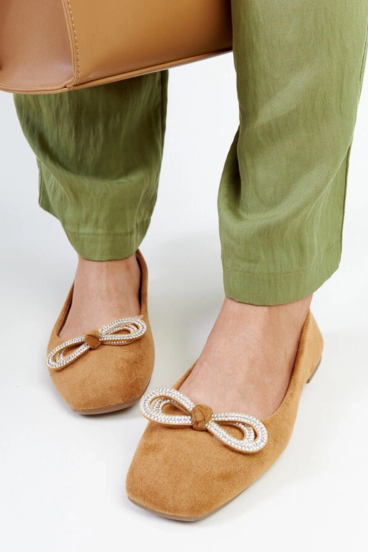 Sapatilhas marrons com laço Gaillou