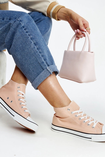 Tênis cano alto Eliska rosa... 2