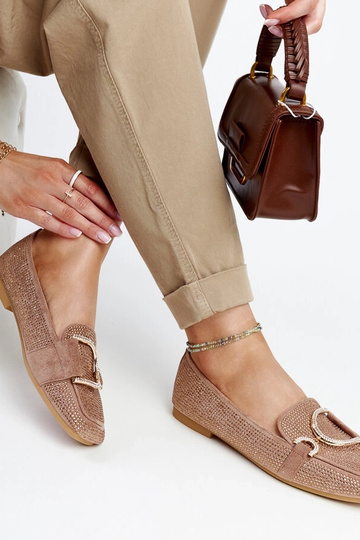 Mocassins Mebrat marrom brilhante 2