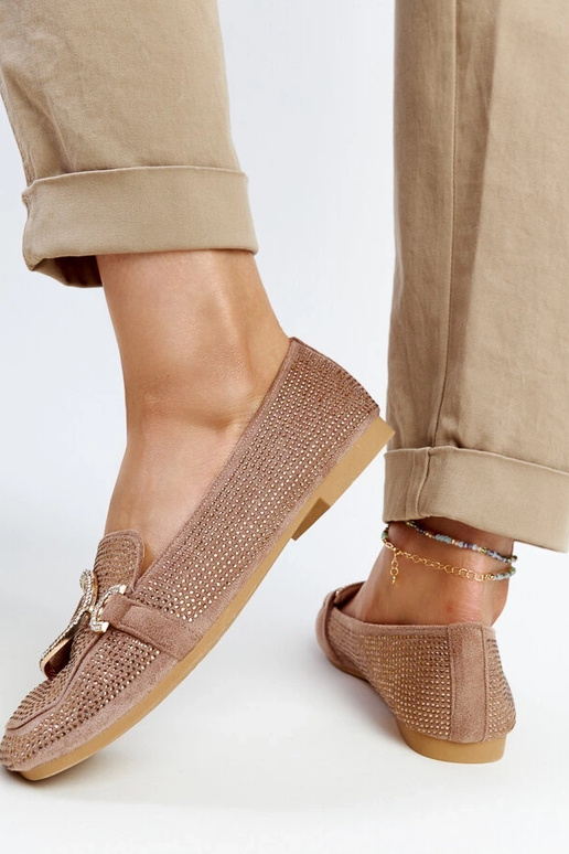 Mocassins Mebrat marrom brilhante