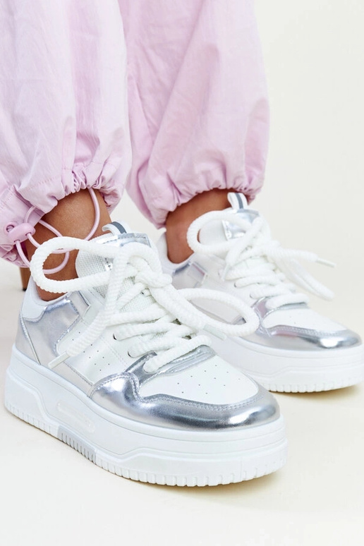 Tênis plataforma alta Lengyel branco...