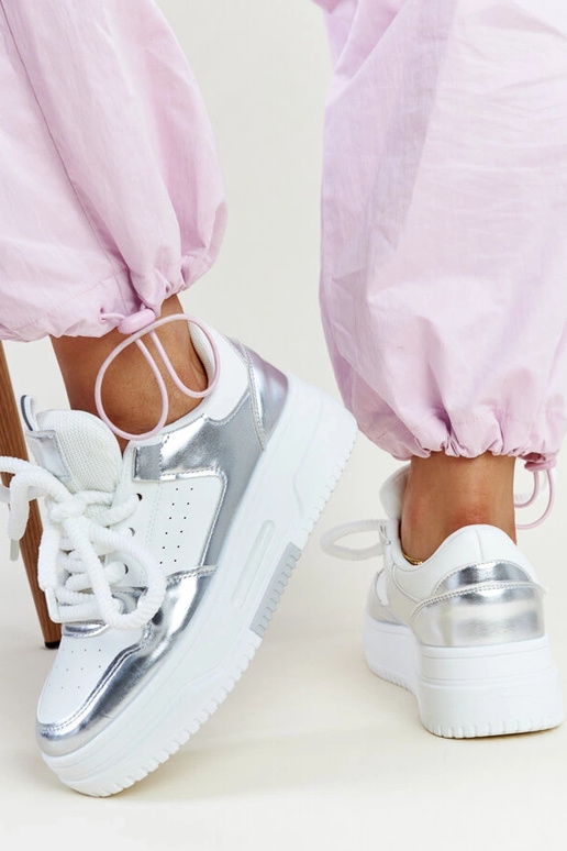 Tênis plataforma alta Lengyel branco...