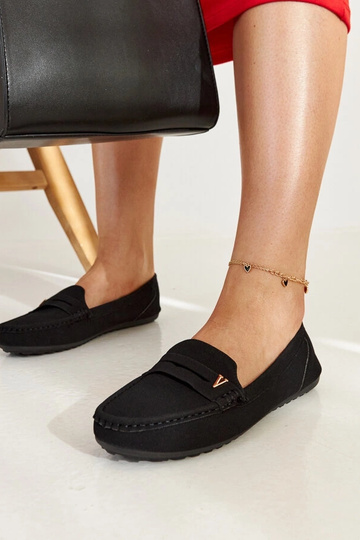 Mocassins pretos com...