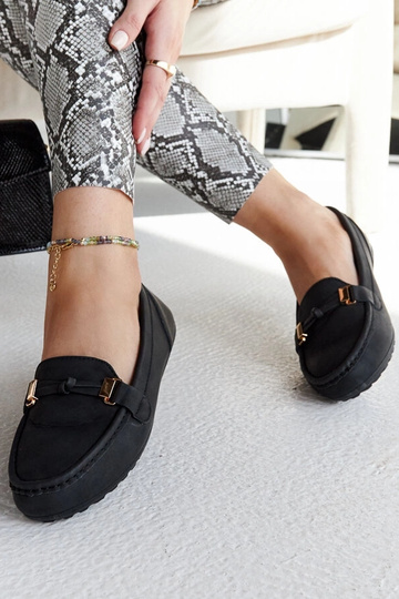 Mocassim Scafati preto com... 2