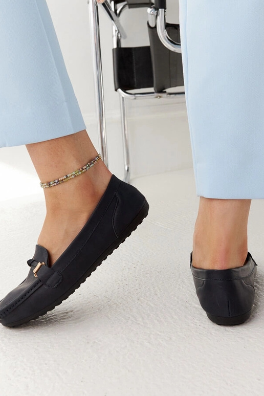 Mocassim Scafati azul marinho com...