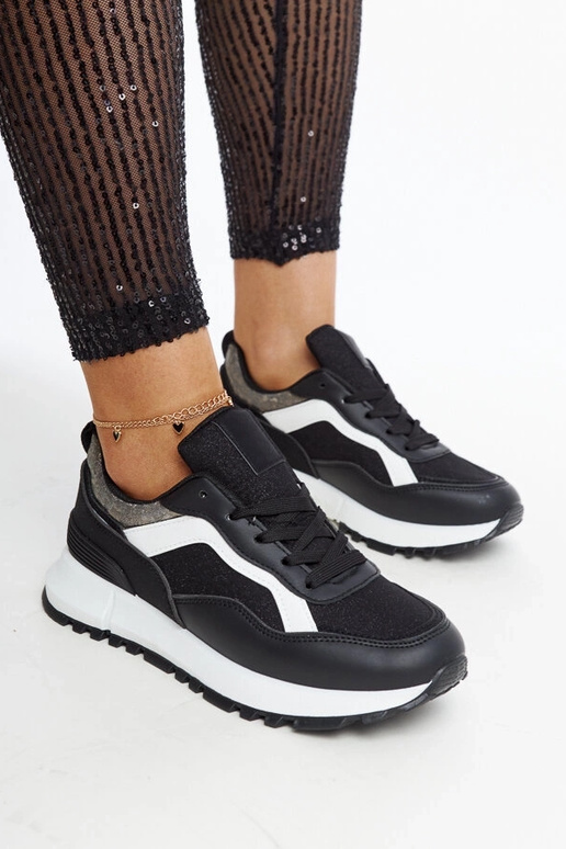 Tênis plataforma Evelia preto com...