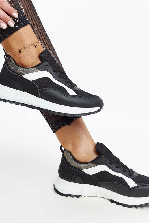 Tênis plataforma Evelia preto com...