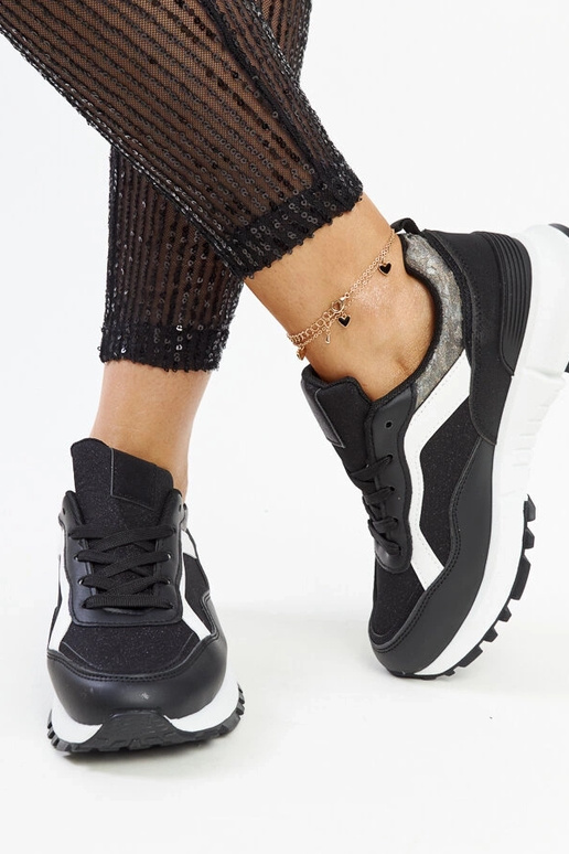 Tênis plataforma Evelia preto com...