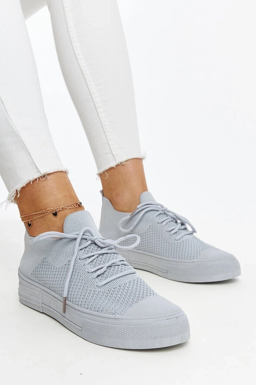 Tênis esportivo leve cinza Senaida