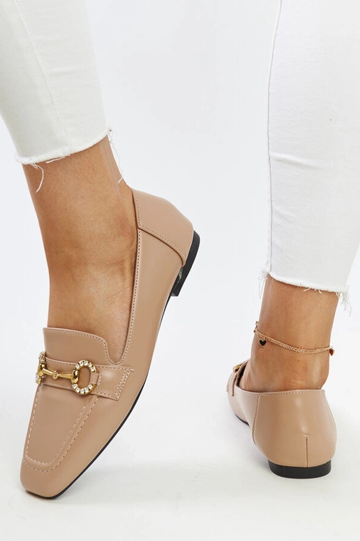 Mocassins Areebah Fivela Bege