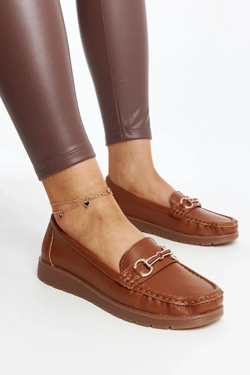 Mocassins Anisah Brown Buckle 2