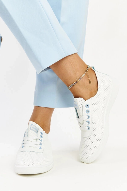 Tênis branco de couro ecológico Yusra