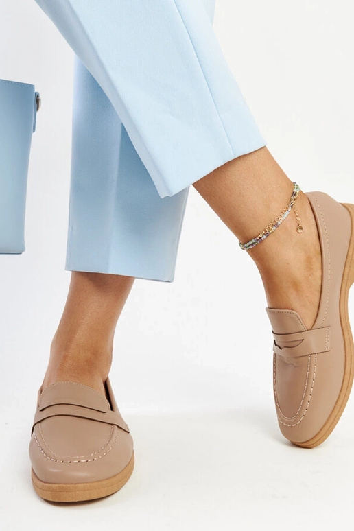 Mocassim Nawrah clássico marrom