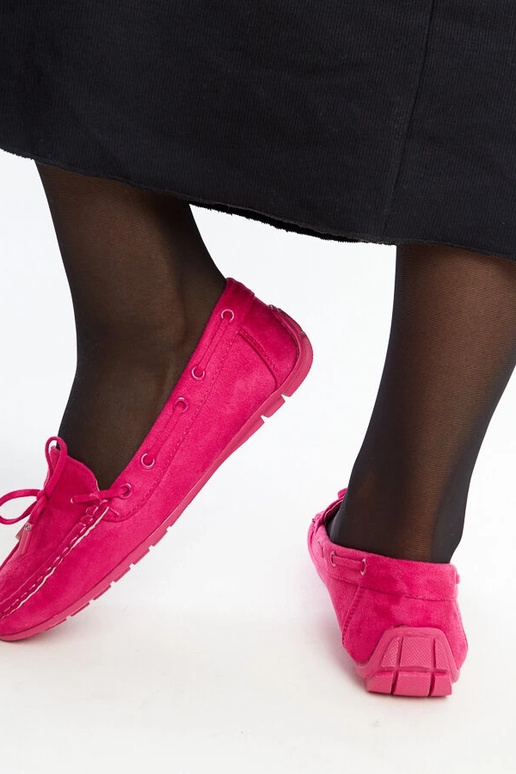 Mocassim rosa escuro com laço Hayam