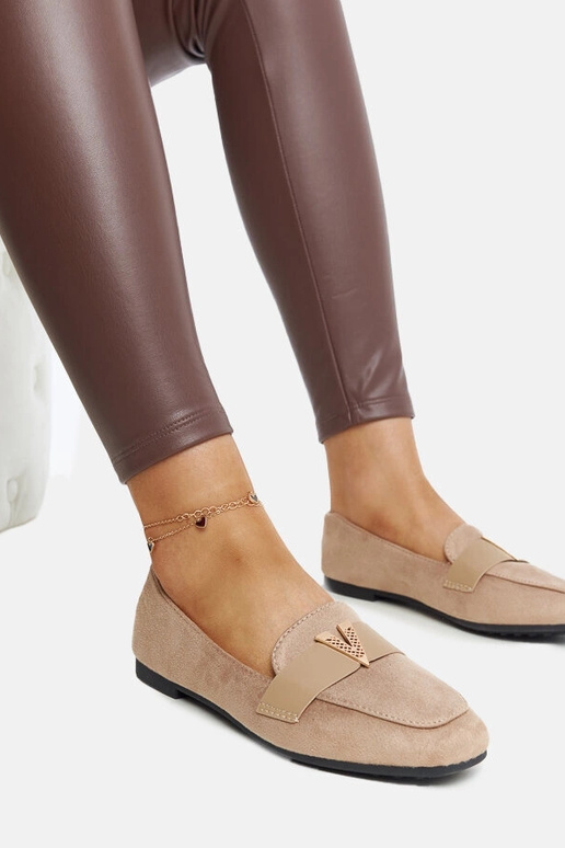 Mocassins marrons com decoração Namal