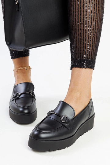 Mocassim plataforma Black Oili 2