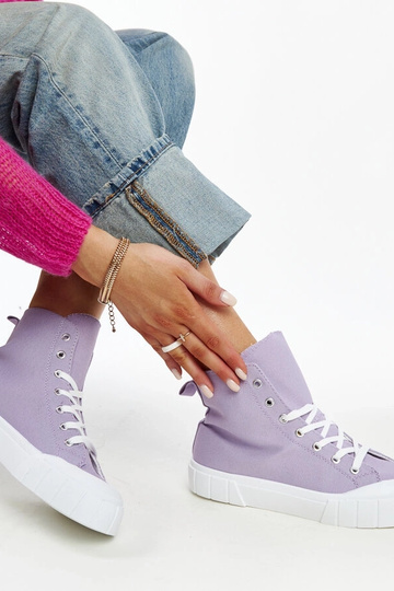 Tênis cano alto roxo Vinka 2