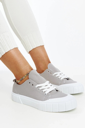 Tênis de tecido cinza Eduard