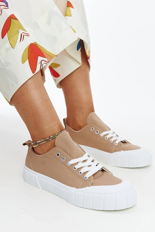 Tênis de tecido marrom Eduard's