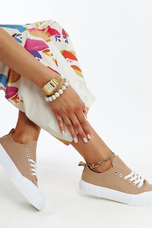 Tênis de tecido marrom Eduard's